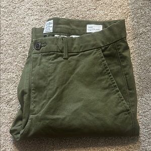 GAP Green Chinos Classic Style